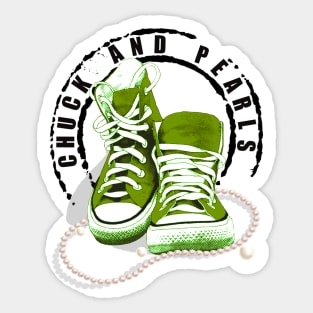 Chuck and Pearls Sticker